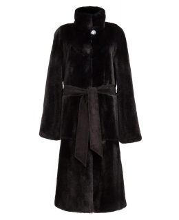 Пальто из меха норки, цвет: Чёрный - купить за 250000 в магазине - Гипермаркет меха