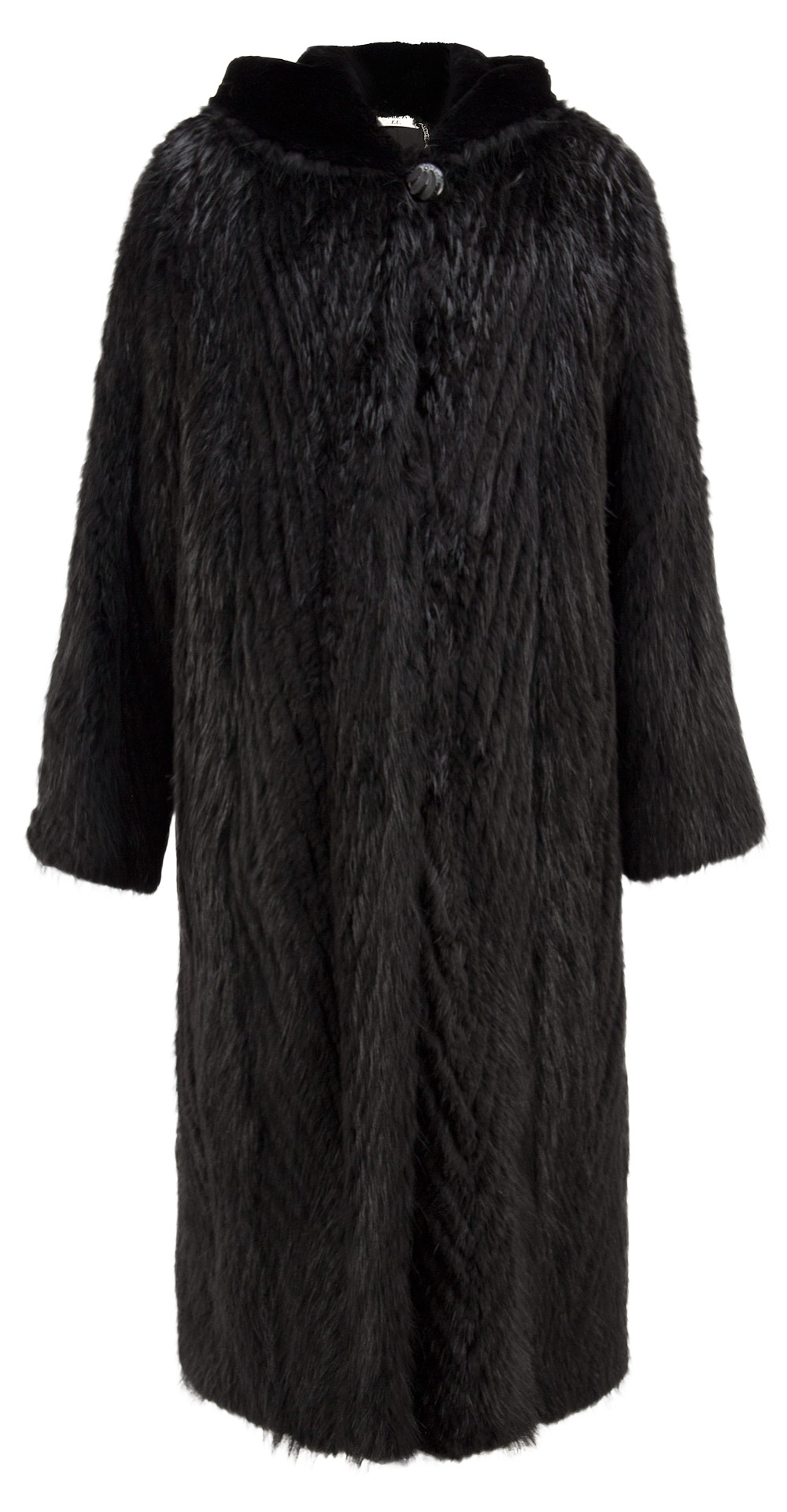Пальто из меха бобра, цвет: Чёрный - купить за 87600 в магазине - Гипермаркет меха