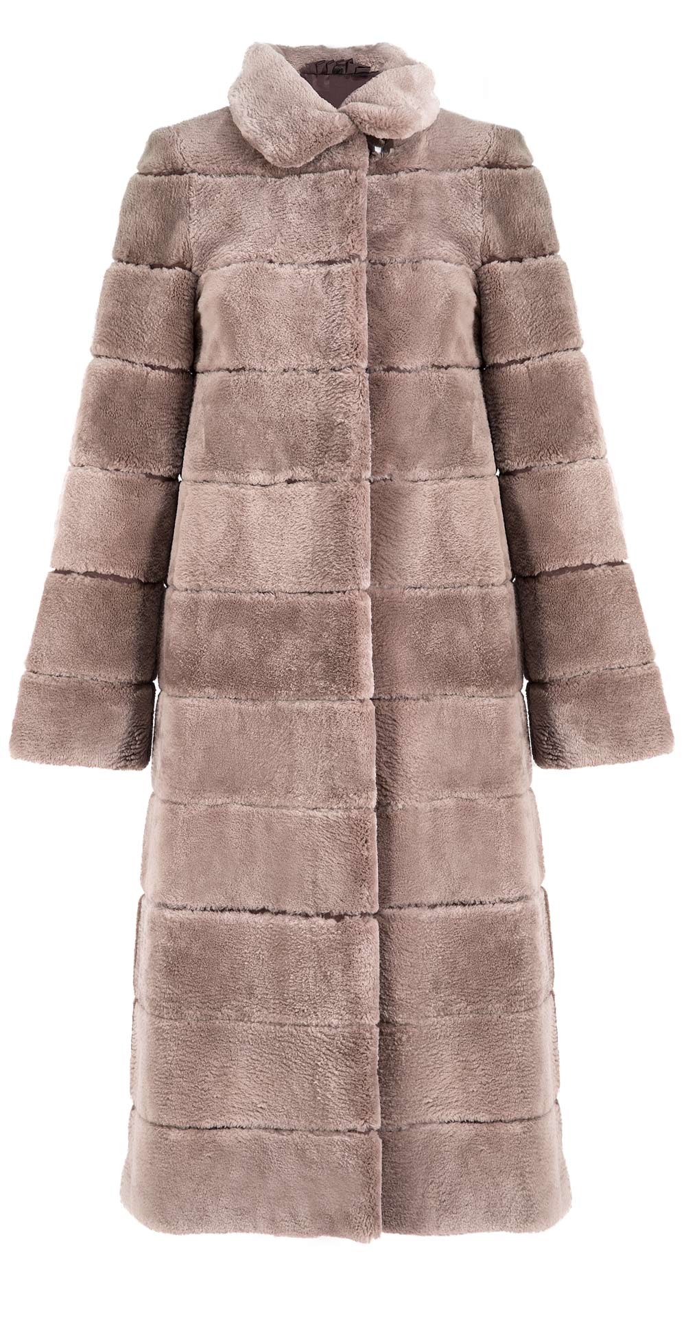 Пальто из меха бобра, цвет: Натуральный (бобёр) - купить за 126500 в магазине - Гипермаркет меха