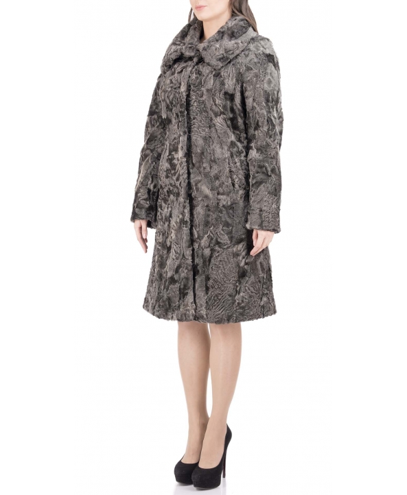 Пальто из каракуля, цвет: Натуральный (каракуль) - купить за 77000 в магазине - Гипермаркет меха
