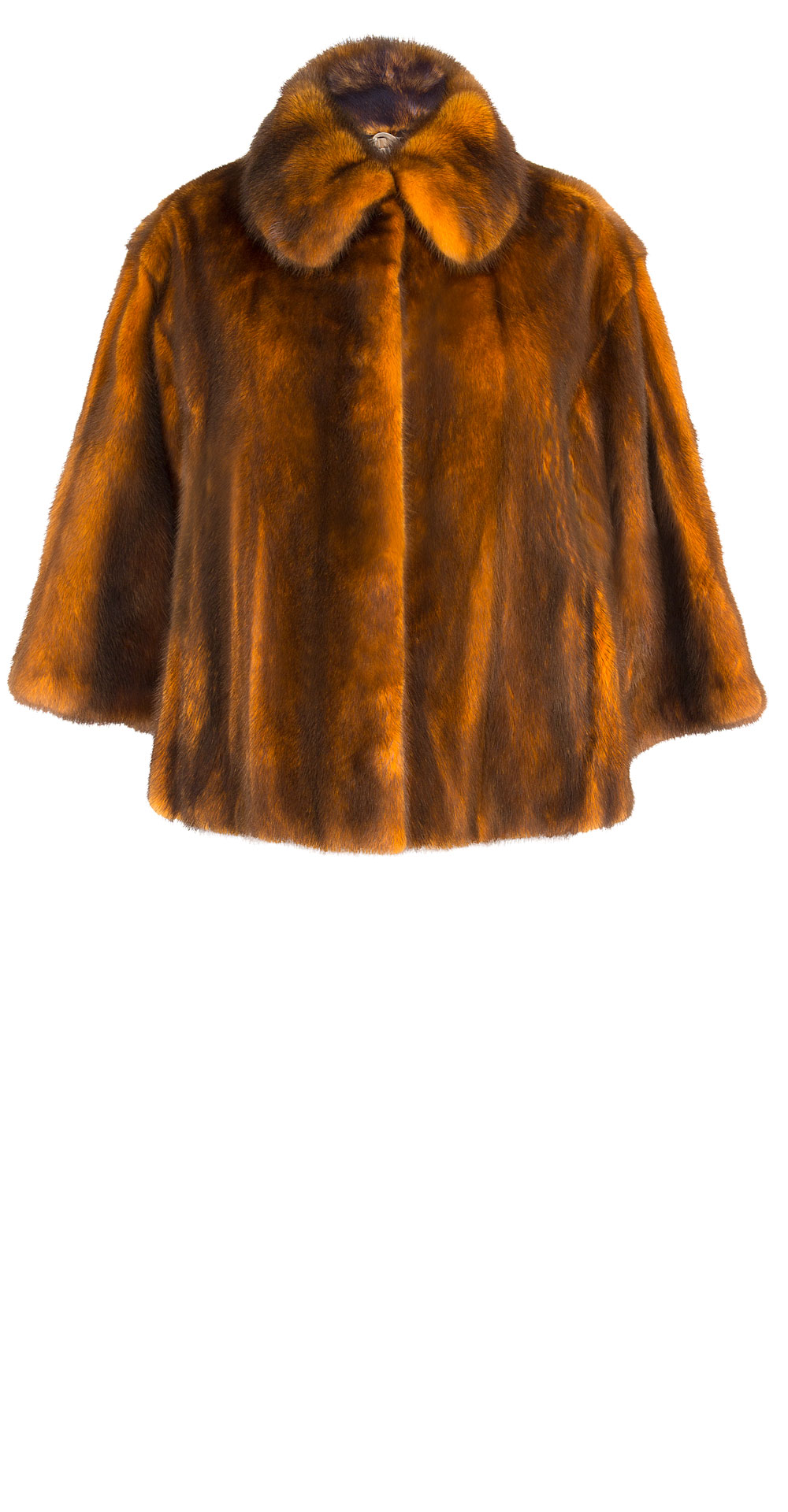 Жакет из меха норки, цвет: Оранжевый - купить за 60000 в магазине - Гипермаркет меха