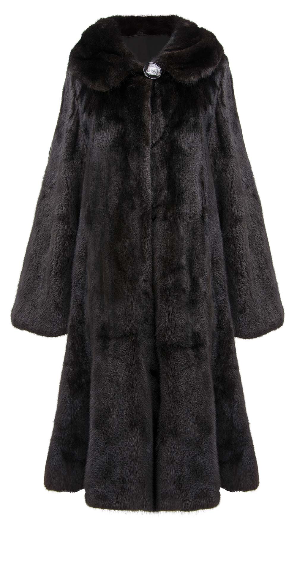 Пальто из меха норки, цвет: Чёрный - купить за 206800 в магазине - Гипермаркет меха