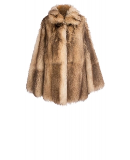 Пальто из меха енота, цвет: Золотой - купить за 116600 в магазине - Гипермаркет меха
