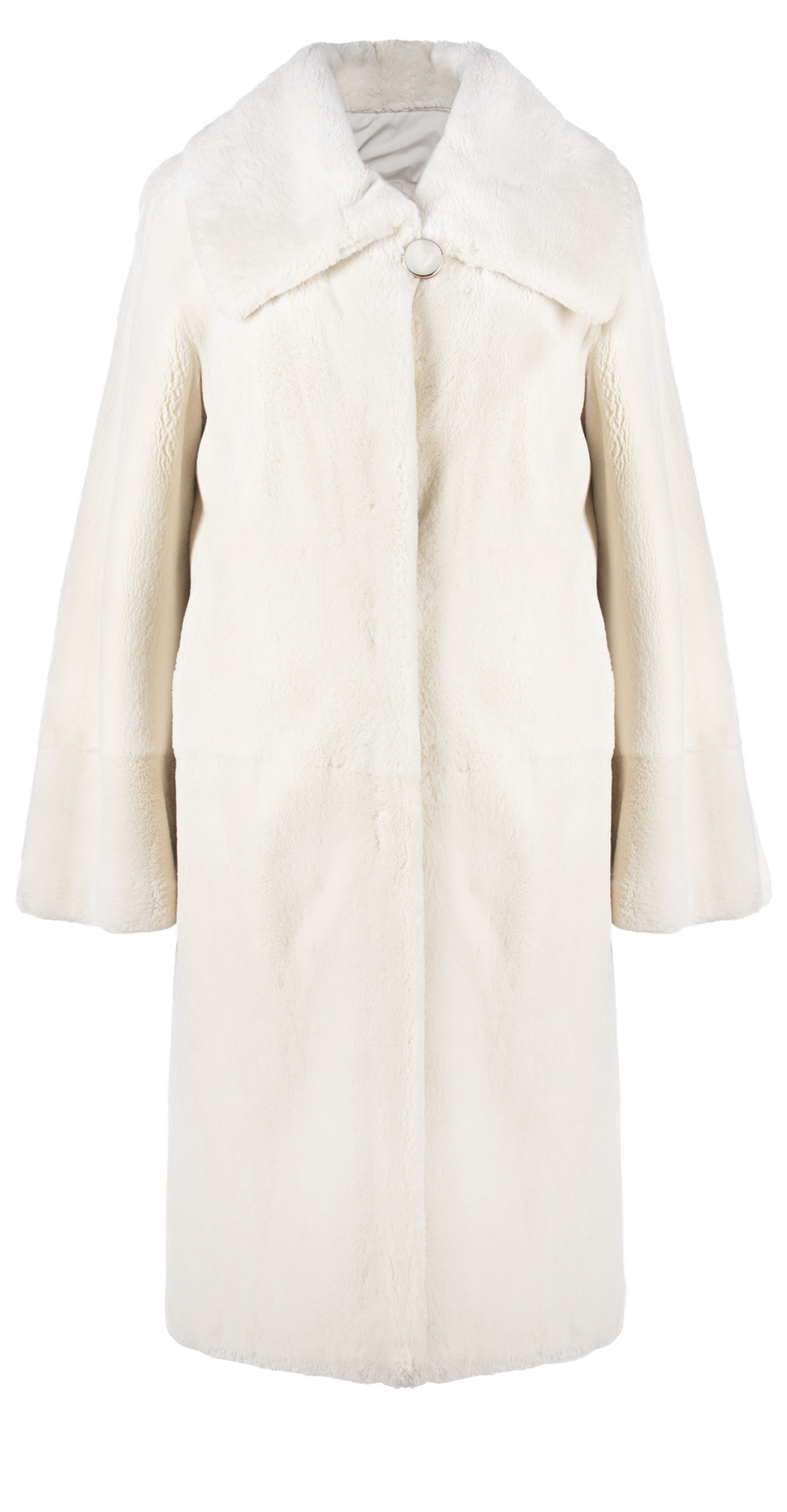 Пальто из меха бобра, цвет: Перл - купить за 122100 в магазине - Гипермаркет меха