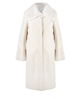 Пальто из меха бобра, цвет: Перл - купить за 122100 в магазине - Гипермаркет меха
