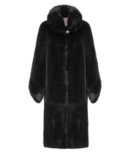 Пальто из меха норки, цвет: Чёрный - купить за 261300 в магазине - Гипермаркет меха
