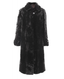 Пальто из мутона, цвет: Агат - купить за 35200 в магазине - Гипермаркет меха