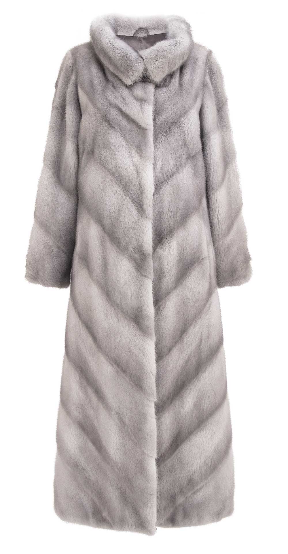 Пальто из меха норки, цвет: Сапфир - купить за 332400 в магазине - Гипермаркет меха