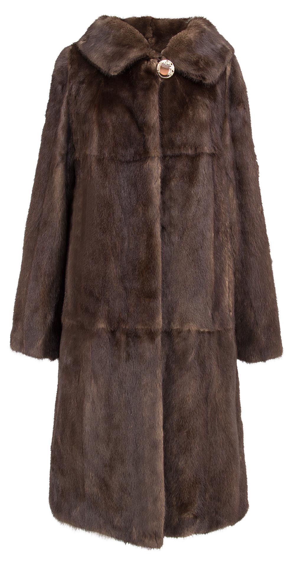 Пальто из меха норки, цвет: Орех - купить за 146300 в магазине - Гипермаркет меха