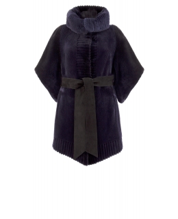 Полупальто из меха бобра, цвет: Фиолетовый - купить за 83600 в магазине - Гипермаркет меха