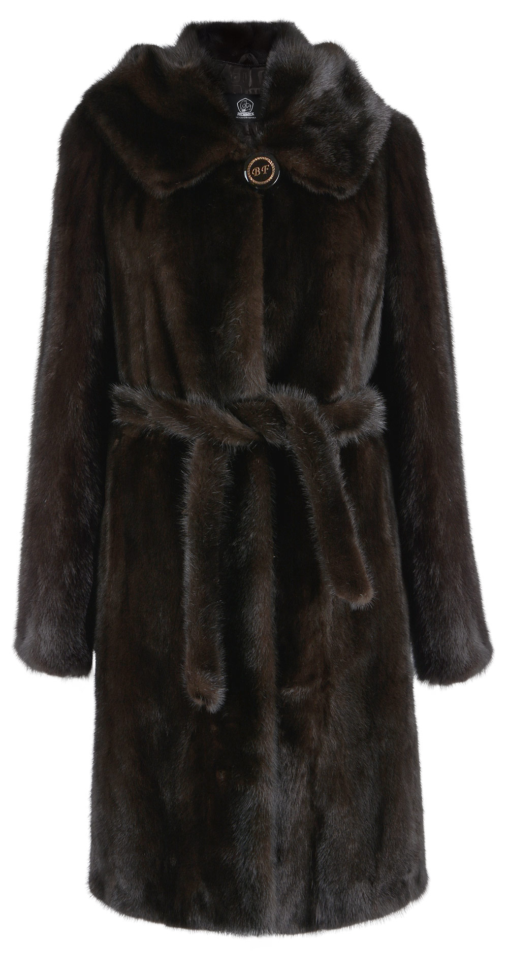 Пальто из меха норки, цвет: Махагон - купить за 180000 в магазине - Гипермаркет меха