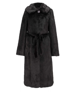 Пальто из меха норки, цвет: Чёрный - купить за 115800 в магазине - Гипермаркет меха