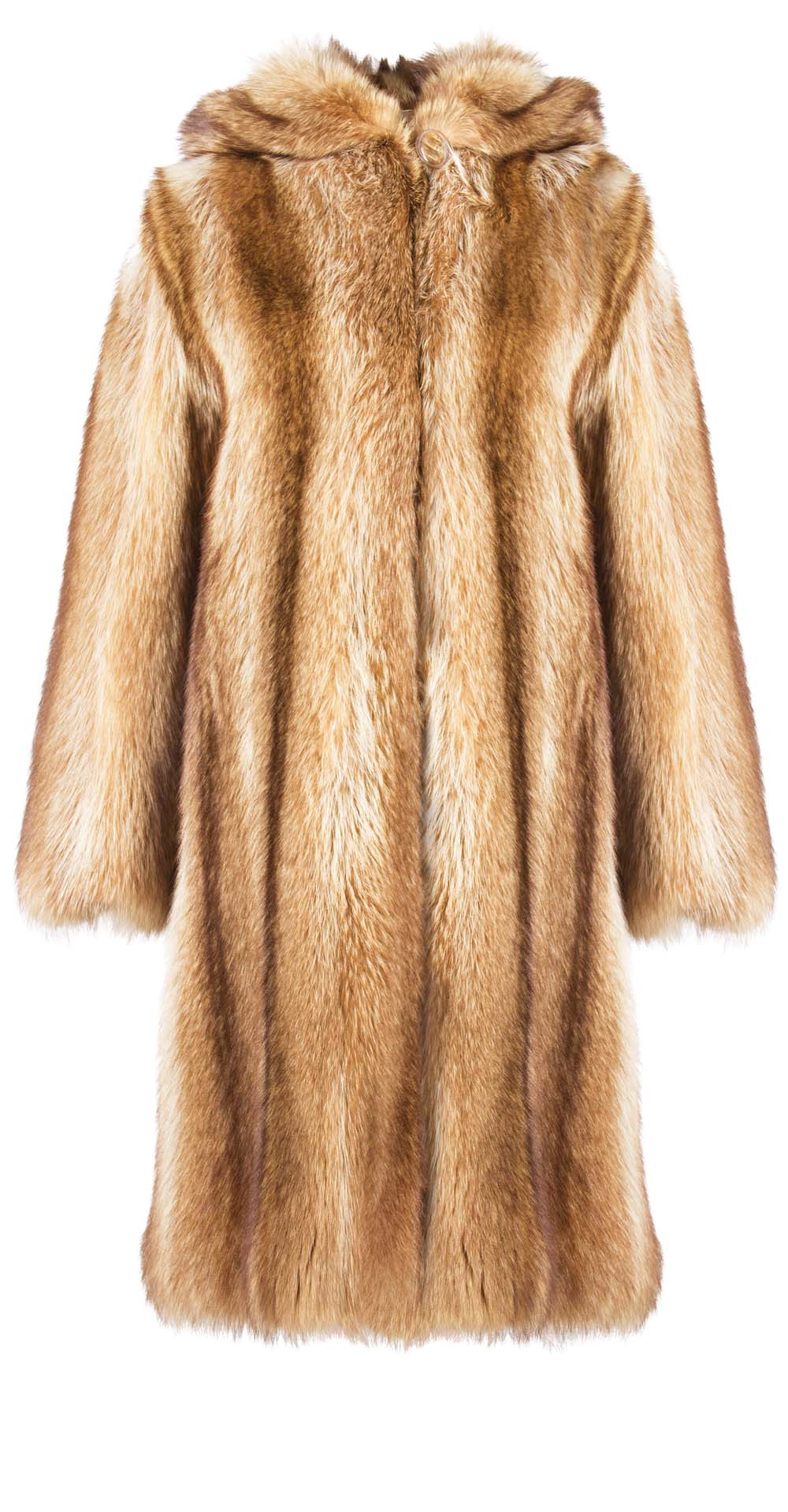 Пальто из меха енота, цвет: Кристалл - купить за 168700 в магазине - Гипермаркет меха