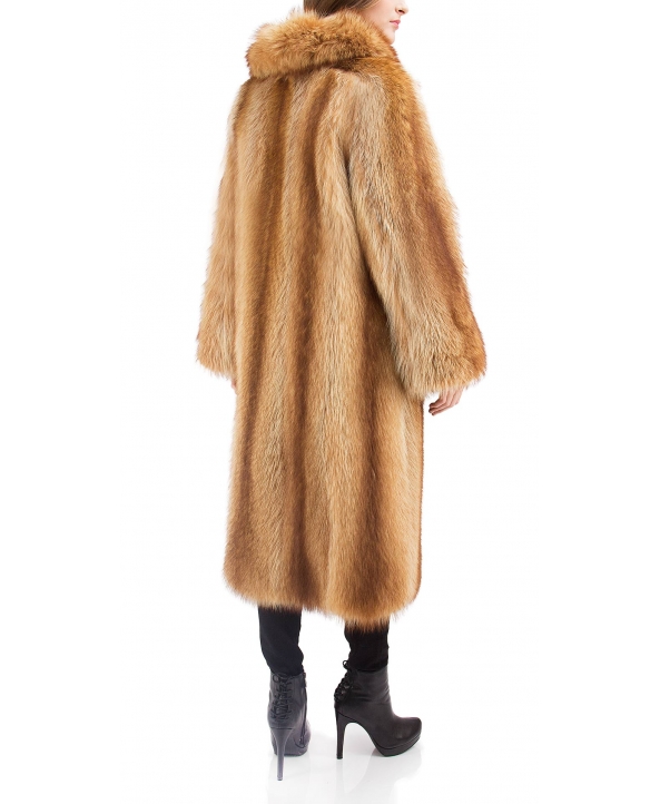 Пальто из меха енота, цвет: Кристалл - купить за 150500 в магазине - Гипермаркет меха
