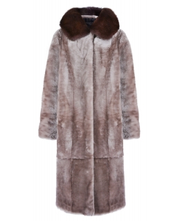 Пальто из мутона, цвет: Енот, отделка Мех - купить за 50000 в магазине - Гипермаркет меха