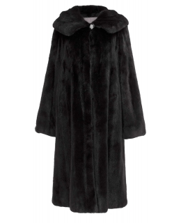 Пальто из меха норки, цвет: Чёрный - купить за 283300 в магазине - Гипермаркет меха
