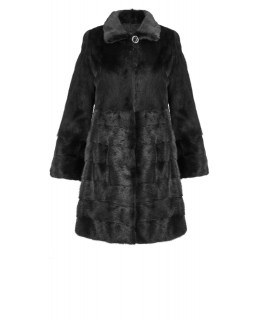 Пальто из меха норки, цвет: Чёрный - купить за 118000 в магазине - Гипермаркет меха