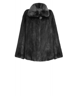 Полупальто из меха норки, цвет: Чёрный - купить за 146000 в магазине - Гипермаркет меха