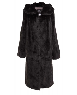 Пальто из меха норки, цвет: Чёрный - купить за 305000 в магазине - Гипермаркет меха