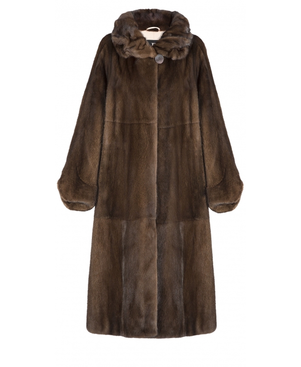 Пальто из меха норки, цвет: Стк - купить за 228400 в магазине - Гипермаркет меха