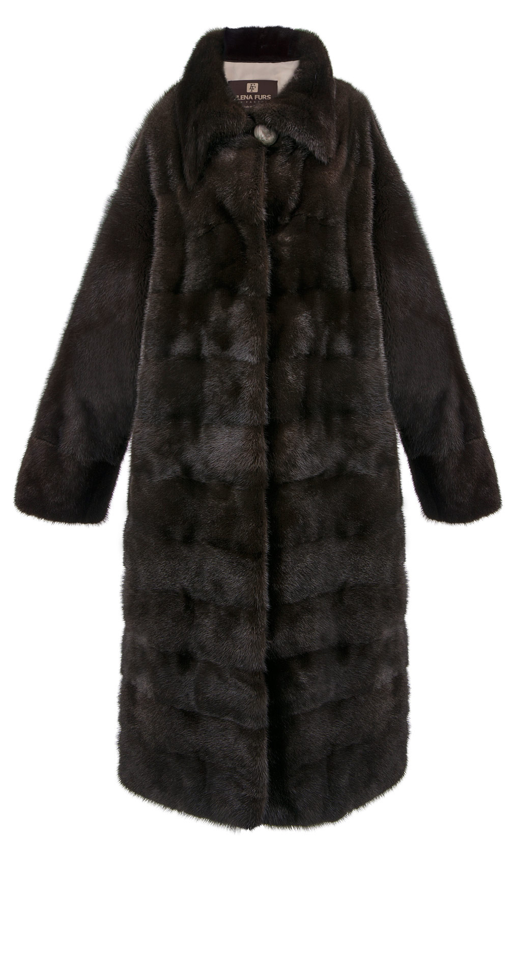Пальто из меха норки, цвет: Махагон - купить за 221000 в магазине - Гипермаркет меха
