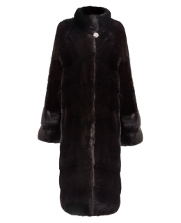 Пальто из меха норки, цвет: Чёрный - купить за 267700 в магазине - Гипермаркет меха