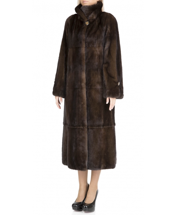 Пальто из меха норки, цвет: Деми бафф - купить за 217800 в магазине - Гипермаркет меха