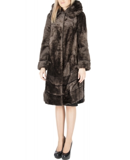 Пальто из мутона, цвет: Дымка - купить за 32000 в магазине - Гипермаркет меха