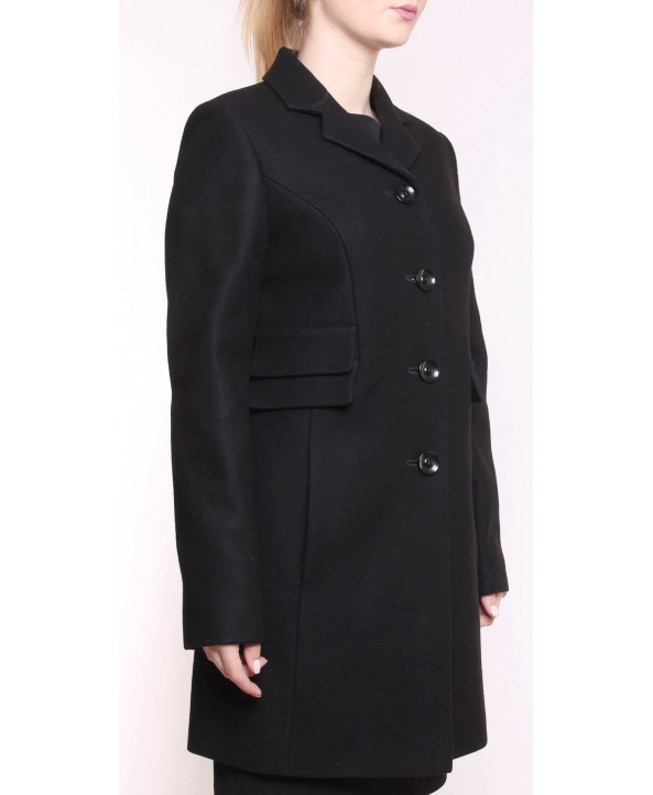 Пальто из шерсти, цвет: Чёрный - купить за 8600 в магазине - Гипермаркет меха