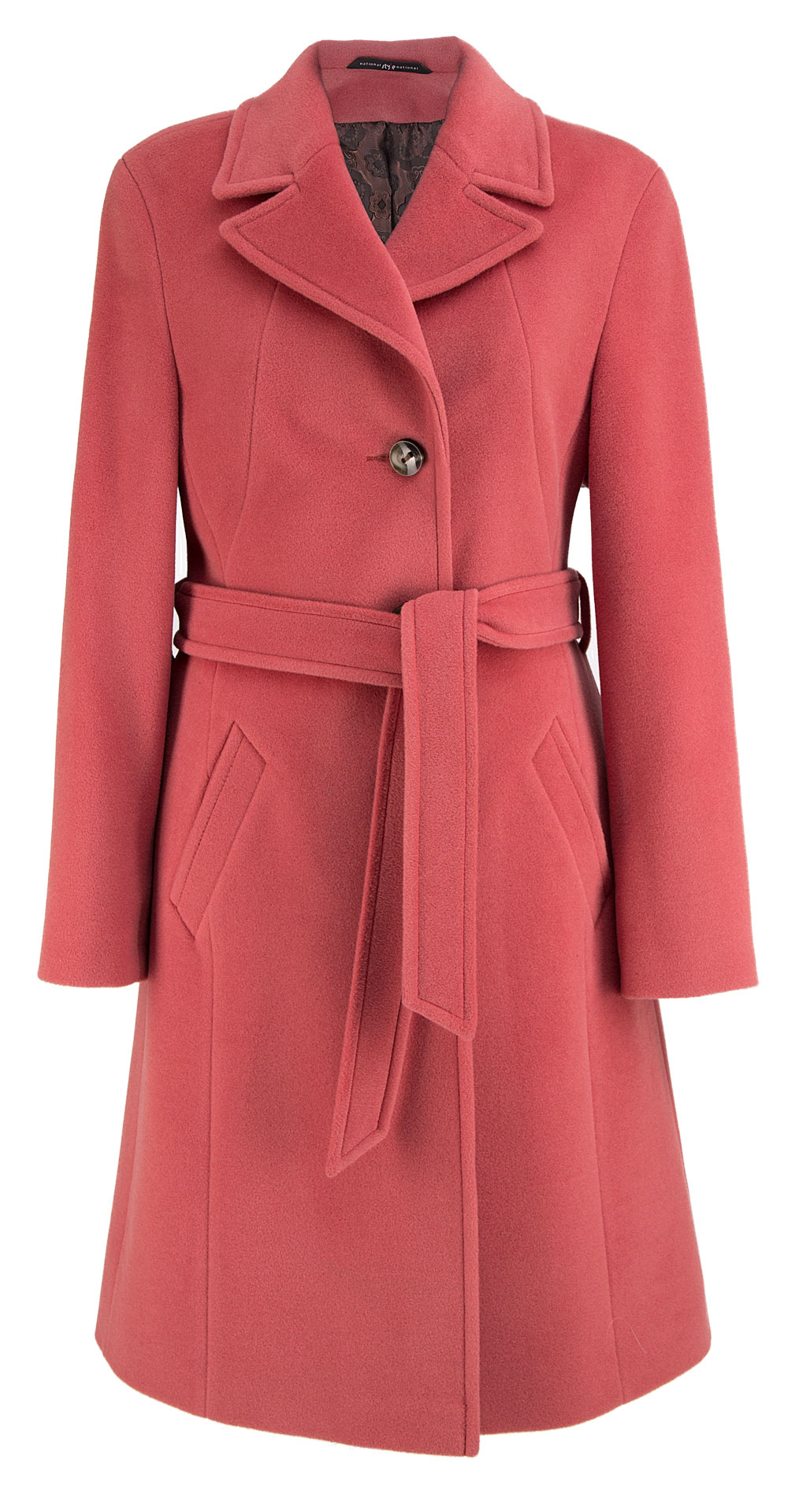 Пальто из шерсти, цвет: Серо-розовый - купить за 14200 в магазине - Гипермаркет меха
