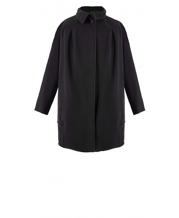 Пальто из шерсти, цвет: Чёрный - купить за 8300 в магазине - Гипермаркет меха