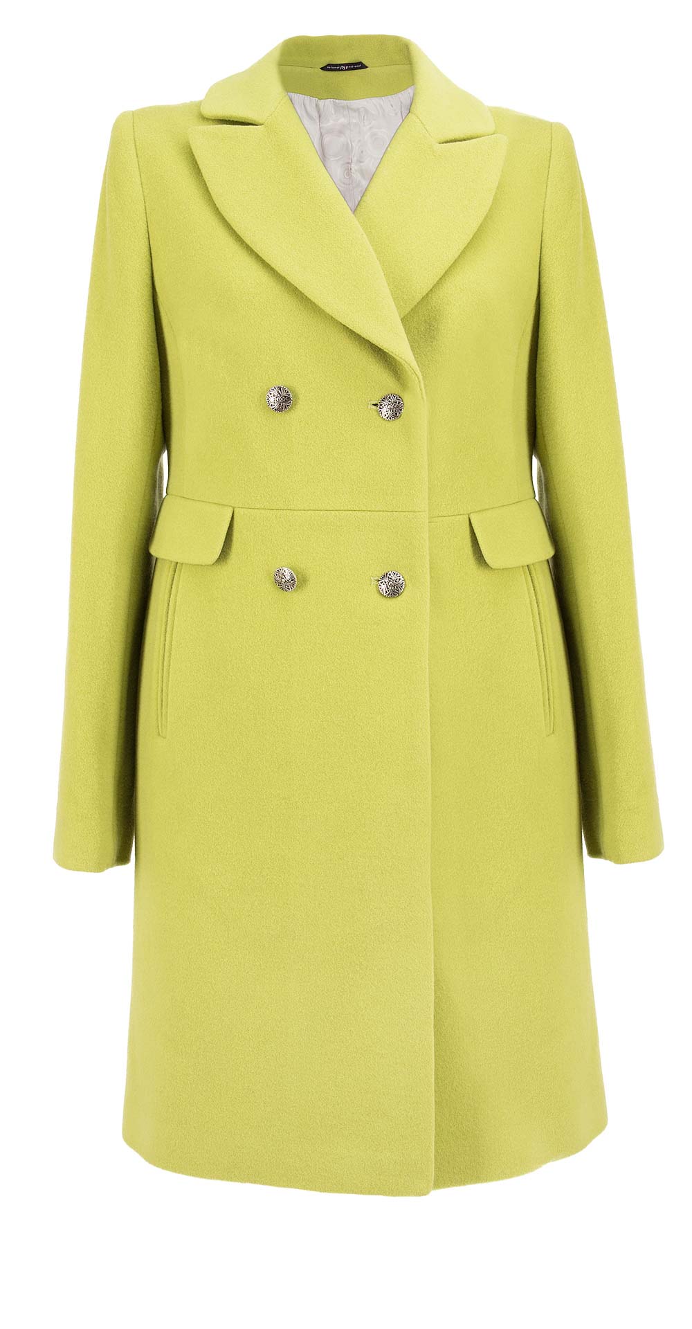 Пальто из шерсти, цвет: Салатовый - купить за 5200 в магазине - Гипермаркет меха