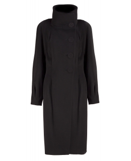 Пальто из шерсти, цвет: Чёрный - купить за 18000 в магазине - Гипермаркет меха