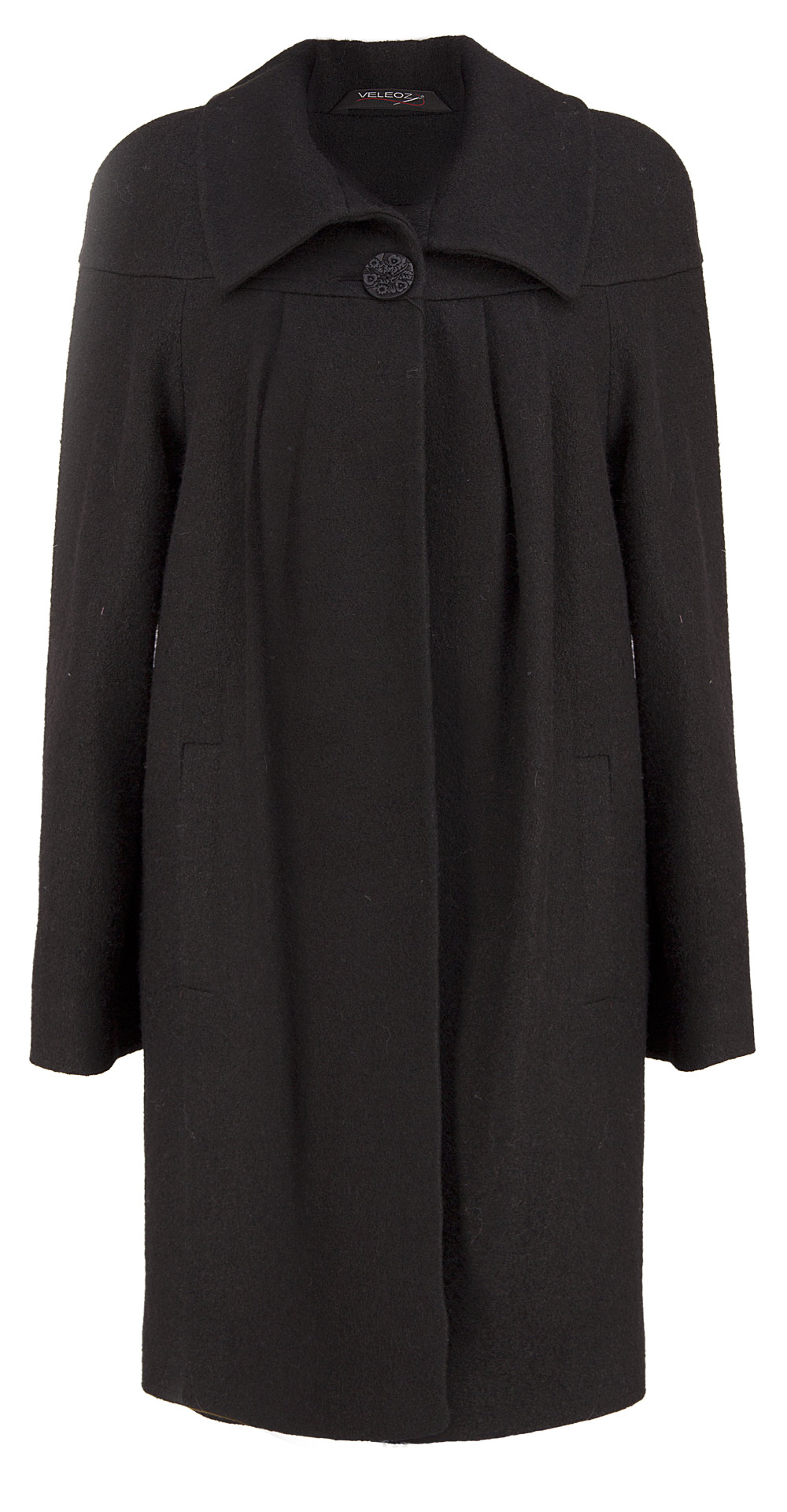 Пальто из шерсти, цвет: Чёрный - купить за 6400 в магазине - Гипермаркет меха