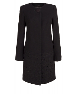 Пальто из шерсти, цвет: Чёрный - купить за 12000 в магазине - Гипермаркет меха