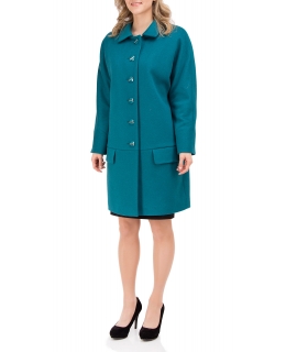 Пальто из шерсти, цвет: Изумруд - купить за 18000 в магазине - Гипермаркет меха