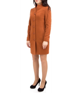 Пальто из шерсти, цвет: Охра - купить за 10000 в магазине - Гипермаркет меха