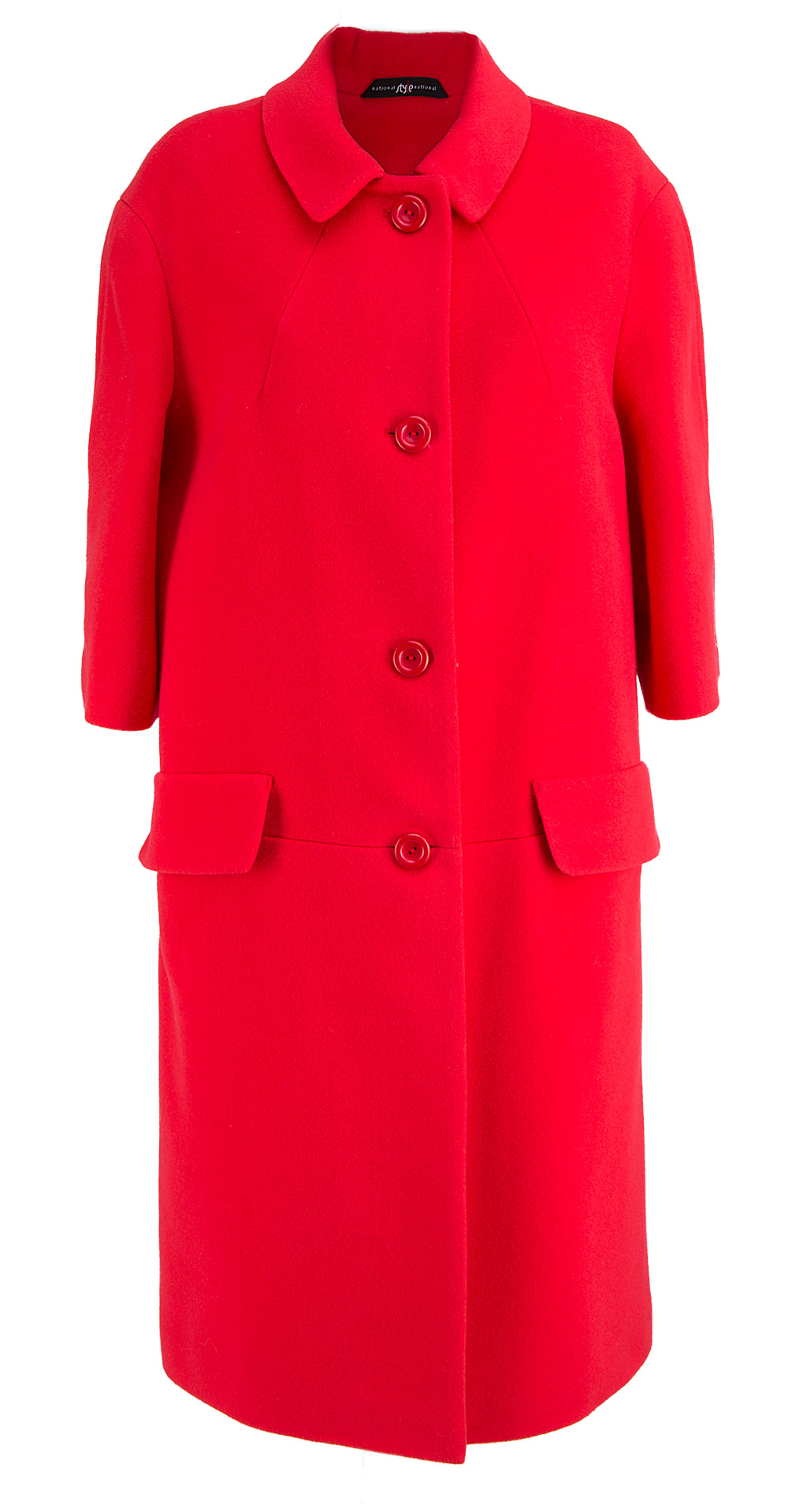 Пальто из шерсти, цвет: Красный - купить за 9400 в магазине - Гипермаркет меха