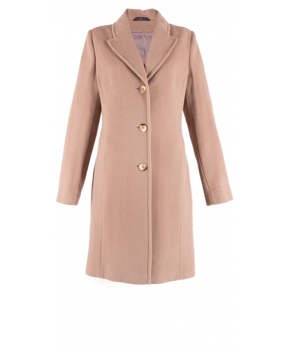 Пальто из шерсти, цвет: Бежевый - купить за 5800 в магазине - Гипермаркет меха
