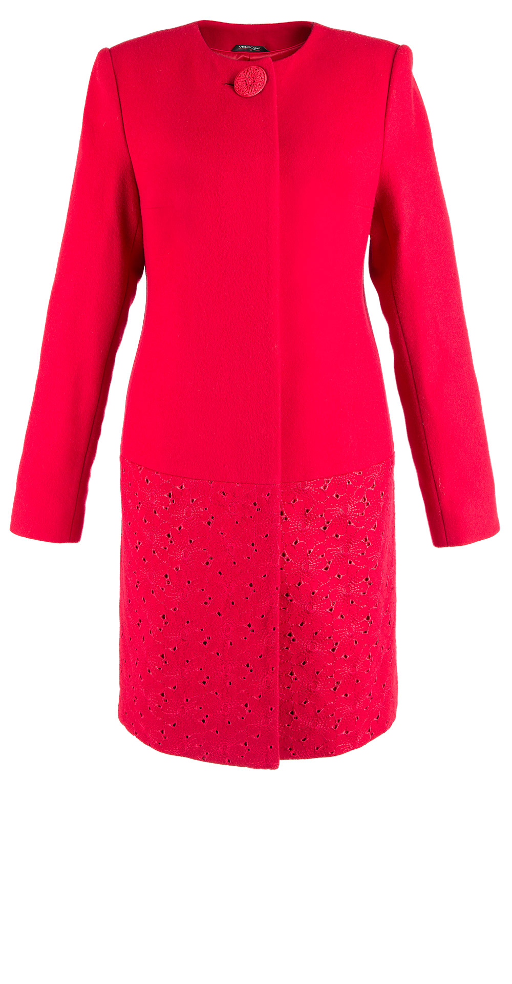 Пальто из шерсти, цвет: Красный - купить за 12000 в магазине - Гипермаркет меха