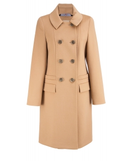 Пальто из шерсти, цвет: Бежевый - купить за 14800 в магазине - Гипермаркет меха