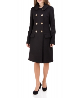 Пальто из шерсти, цвет: Чёрный - купить за 14800 в магазине - Гипермаркет меха
