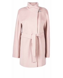 Пальто из шерсти, цвет: Розово-бежевый - купить за 7000 в магазине - Гипермаркет меха
