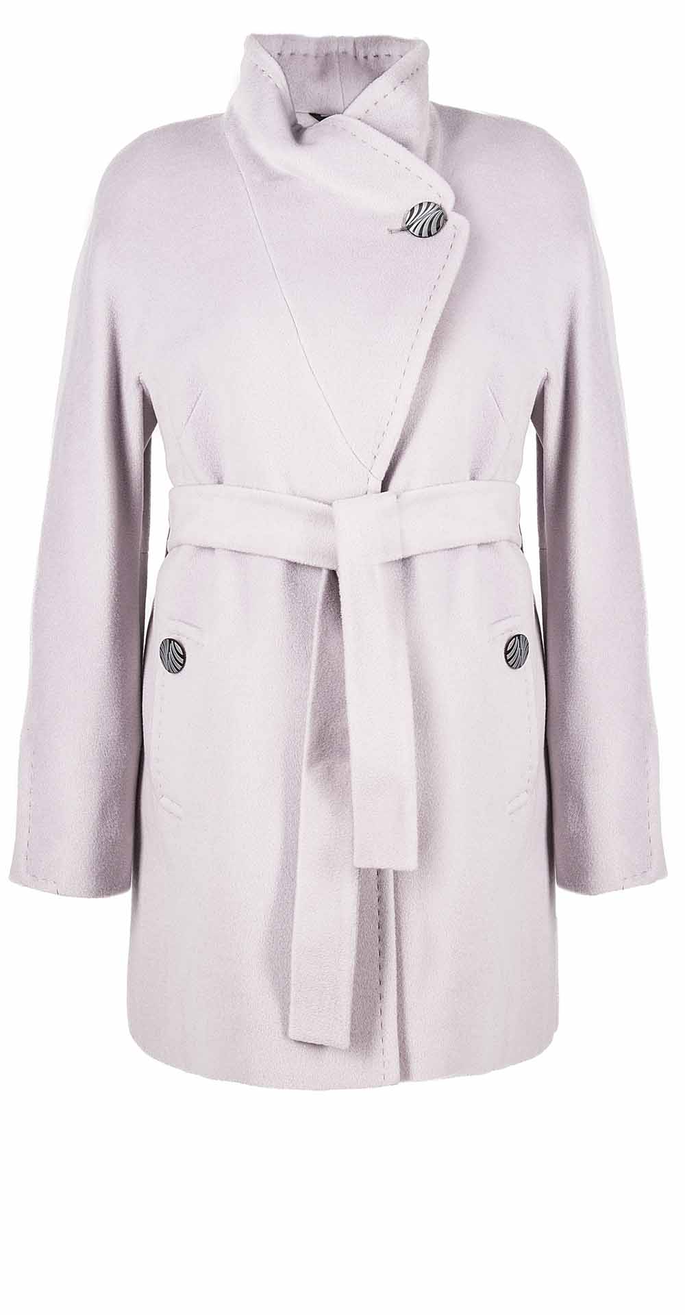 Пальто из шерсти, цвет: Светло-серый - купить за 8800 в магазине - Гипермаркет меха