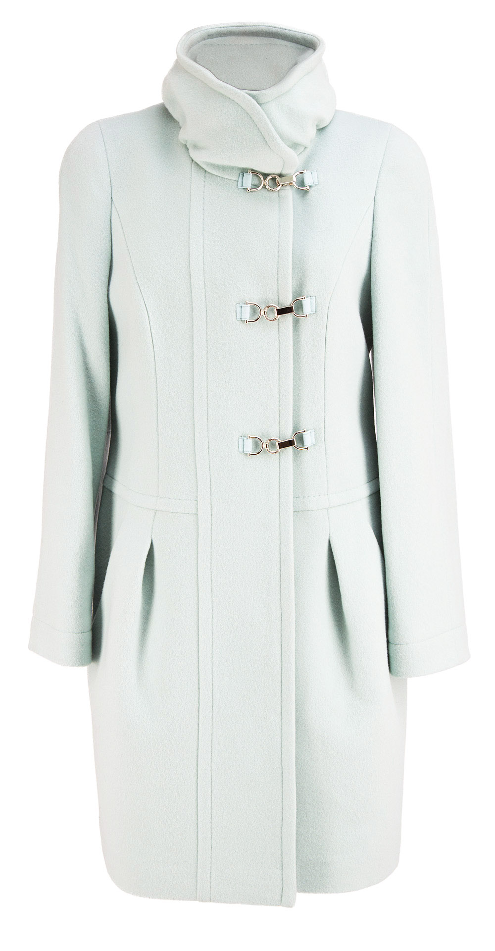 Пальто из шерсти, цвет: Ментол - купить за 9000 в магазине - Гипермаркет меха