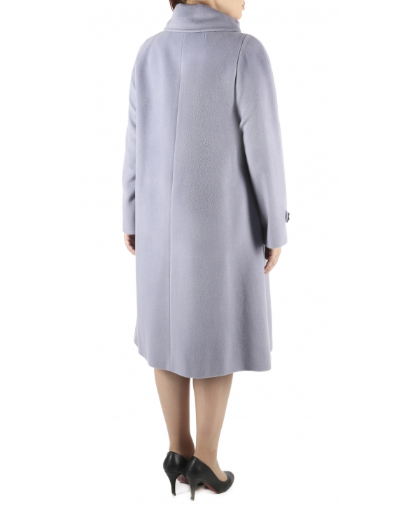 Пальто из шерсти, цвет: Голубой - купить за 8800 в магазине - Гипермаркет меха