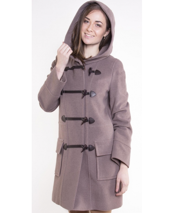 Пальто из шерсти, цвет: Какао - купить за 9000 в магазине - Гипермаркет меха