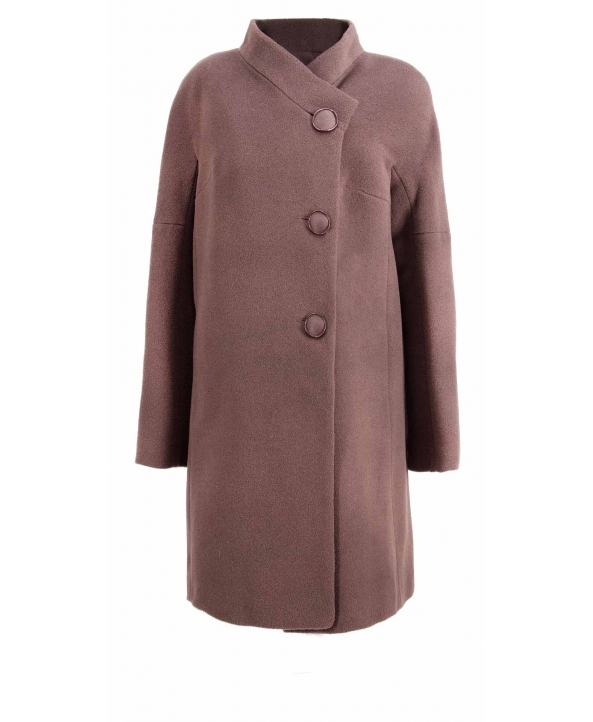 Пальто из шерсти, цвет: Какао - купить за 6400 в магазине - Гипермаркет меха