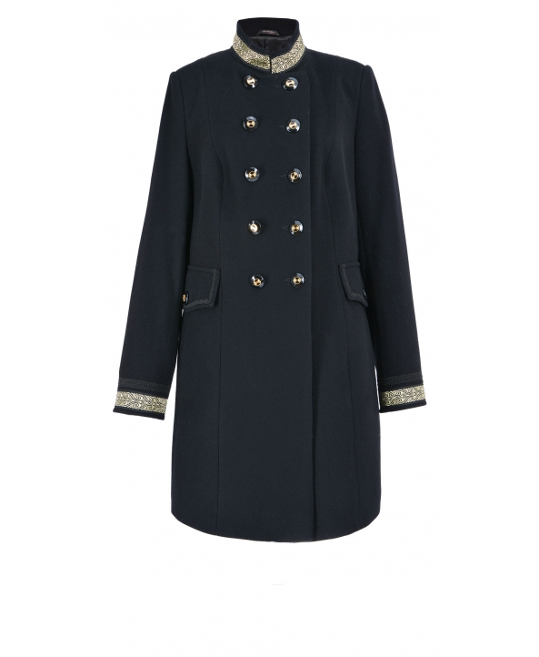 Пальто из шерсти, цвет: Чёрный - купить за 8000 в магазине - Гипермаркет меха