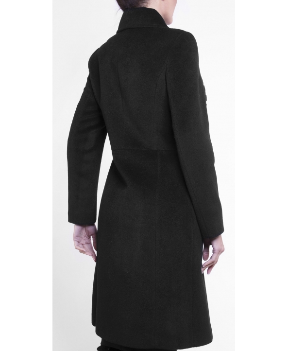 Пальто из шерсти, цвет: Чёрный - купить за 9200 в магазине - Гипермаркет меха